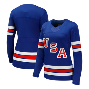 Maillots de hockey sur glace personnalisés, ensembles 100 % polyester, manches courtes, logo brodé, séchage rapide, vêtements de sport pour l'entraînement, tenue d'équipe - Product Image 5