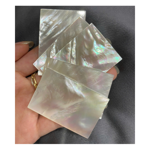 Handmade Polished Shell <b>Flower</b> <b>Wall</b> Decoration Natural Pearl Inlay Rectangle Craft <b>Panels</b> for Home Decor - Product Image 3
