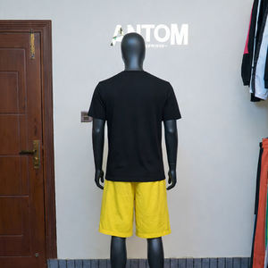 Conjunto Deportivo Corto para Hombre, Talla Grande, Estampado, Verano, Personalizado, con Chaqueta Cortavientos y Pantalones Cortos - Product Image 4