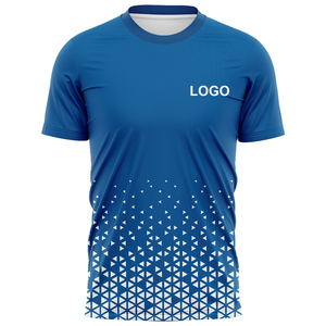 เสื้อฟุตบอลซับลิเมชั่นคุณภาพเยี่ยมสำหรับฤดูใบไม้ผลิและฤดูร้อน ระบายอากาศได้ดี แห้งเร็ว แขนสั้น ผลิตจากโพลีเอสเตอร์ 100% น้ำหนักเบา - Product Image 2