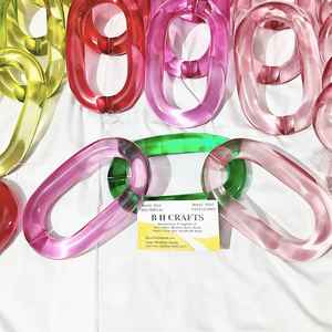 Eslabones de cadena de resina, cadena de resina decorativa, eslabones de cadena de resina para pared, eslabones de cadena de poliresina - Product Image 1