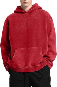 Design Your Own Custom Printed Embroidered Acid Wash Oversized Heavy Fleece 100% Cotton Vintage Stone Washed Unisex Spring - Product Image 3