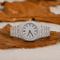 Reloj de Lujo Luxeshine, Moderno y Elegante para Uso Diario, Cuadrado, de Aleación de Acero Inoxidable, con Diamante Moissanite VVS1 y Cuarzo, 10 Bar