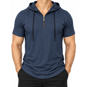 High Performance <b>Short</b> <b>Sleeve</b> Hoodies Custom OEM ODM Cotton <b>Hoodie</b> Manufacturer Bulk Wholesale Fashion Supplier Custom Hoodies - Product Image 4