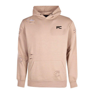 <b>Top</b> Selling OEM Service Men <b>Distressed</b> Hoodies Solid Winter 100% Cotton Oversized Fit Side Pockets Wholesale Price - Product Image 1