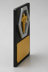 Premium Achievement Wooden <b>Plaques</b> Metal And Wood Recognition Awards Custom Celebration Trophy For Office And School Excellence - Product Image 4