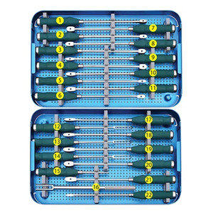 Ensemble d'implants orthopédiques pour la colonne vertébrale : Vis pédiculaires en titane, tiges, crochets, connecteurs, instruments chirurgicaux de fixation, kit de fixation de la colonne vertébrale - Product Image 2