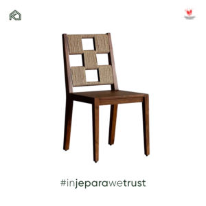 Custom Contemporary Solid Teak Wood Artisan Rope <b>Dining</b> <b>Chair</b> Eco-Friendly Handmade Durable Hospitality Outdoor Apartment - Product Image 3