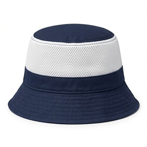 Sombrero de Pescador con Costuras en Color de Contraste, Unisex, Casual, de Poliéster, con Parche de Logotipo Personalizado, Estilo Hip Hop, Protección Solar para Exteriores - Product Image 2