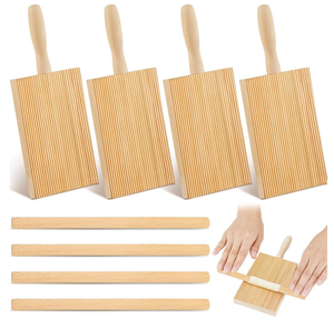 Wooden <b>Pasta</b> Board With Grooved Surface For Homemade Gnocchi And <b>Pasta</b> Eco-Friendly Handmade Kitchen Tool - Product Image 3