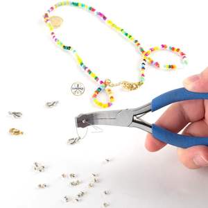 Alicates para Cerrar Cierres de Media Luna, Herramientas Manuales para Joyería, Mango Antideslizante, Accesorio DIY - Product Image 4