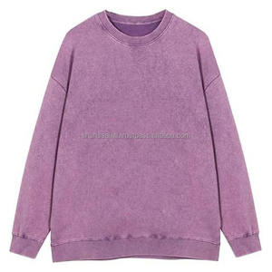 Sudaderas de gran tamaño con lavado ácido, ropa deportiva ligera para hombre, ropa informal, sudaderas de algodón 100% holgadas con lavado ácido - Product Image 4