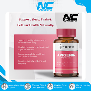 Étiquetage privé pour des compléments de santé à base de plantes de haute qualité, Apigenin 50 mg, capsules de soutien antioxydant, Inde, prix réduit - Product Image 3