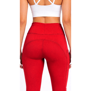 Women Solid High Waist Yoga <b>Leggings</b> <b>with</b> Butt Shaping Design Breathable Cotton Spandex Material and Utility <b>Pocket</b> For Women - Product Image 5