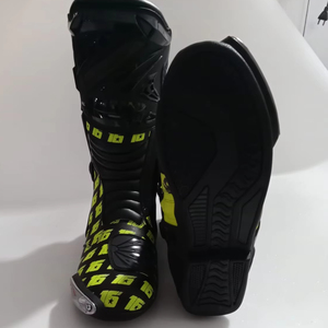 Custom made Motorbike Boots Leather Printing Boots Custom Design Best Performance Biker Boots - Product Image 1