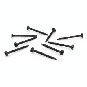 Drywall Screw Phillips Drive Standard Thread <b>Drill</b> Point Self-Drilling Pan/Bugle Class 8.8 Carbon Steel Phosphate Coated - Product Image 1