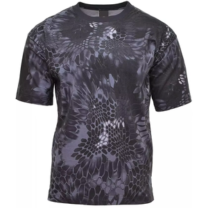 <b>Men's</b> Tie-Dye <b>Floral</b> Print Short Sleeve <b>T</b>-<b>Shirt</b> Regular Fit O-Neck Knitted Casual Style - Product Image 1