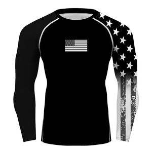 Camisetas de Compresión para Hombre, Manga Larga, Todas las Tallas, Fabricación Profesional, Precios al por Mayor, para Natación y Surf, Secado Rápido, Logotipo Frontal - Product Image 1