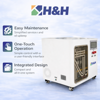 Compresseur d'air intégré HY-GAS avec PLC et générateur d'azote pour moteur, pureté 99,999 %, haute efficacité pour usage en laboratoire