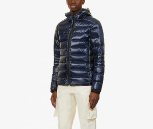 Bubble Canvas Waterproof Hooded Puffer <b>Jacket</b> Made in Pakistan Wholesale Rate Men Duck Winter Ultralight - Product Image 1