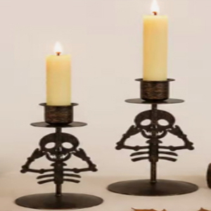 Halloween Bat <b>Candle</b> Holder, Black Metal <b>Gothic</b> <b>Candle</b> Stand, Bat Decor for Halloween Party, Bat Design <b>Candle</b> Holder - Product Image 5
