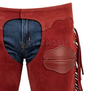 กางเกงหนังกลับสไตล์คาวบอยคลาสสิก กางเกงหนังกลับสำหรับการขี่แบบดั้งเดิมและเพิ่มสไตล์ - Product Image 6