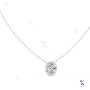 Collar con Colgante de Diamante Cultivado en Laboratorio, Diseño de Estrella de 8 Puntas, en Oro, para Mujer, de Lujo, para Aniversario, con Diamantes Brillantes - Product Image 3