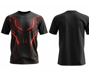 T-shirts à séchage rapide par sublimation, fournisseur de vêtements de fitness personnalisés |   Tailles pour hommes, femmes et jeunes |   Entraînement léger et à séchage rapide - Product Image 2