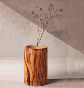 High Quality Wood Flower Vase Sustainable Newly Crafts Tabletop Wood Flower Vase at <b>Best</b> Price - Product Image 5