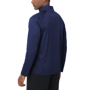 <b>Men</b>’s Golf Quarter Zip <b>Jacket</b> Long Sleeve Sports Pullover Stand Collar Custom Logo Golf Apparel Wholesale Manufacturer - Product Image 2