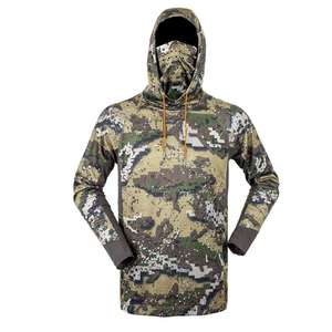 Sudadera con Capucha de Camuflaje para Caza, Camiseta Transpirable de Secado Rápido para Hombre con Máscara Integrada para Tiro con Arco y Deportes al Aire Libre - Product Image 3