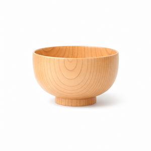 Bol en bois artisanal rustique et minimaliste de 7 pouces, en bois naturel, pour servir des salades, des collations ou comme bol de table - Product Image 2