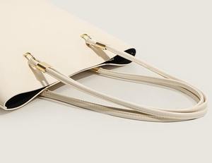 High Quality Women's Genuine Leather <b>Tote</b> <b>Bags</b> Stylish Full Grain Zipper Closure Multi Pockets Classic Waterproof Gift Girls - Product Image 4