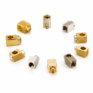 Blocs de connecteurs électriques en laiton et acier inoxydable usinés CNC/laser avec vis pour assemblage personnalisé et usinage - Product Image 5