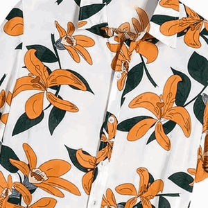 เสื้อฮาวายผู้ชาย OEM ราคาถูก คุณภาพเยี่ยม ระบายอากาศได้ดี รับสกรีนโลโก้/สีตามสั่ง เสื้อผู้ชายยอดนิยม น้ำหนักเบา - Product Image 6