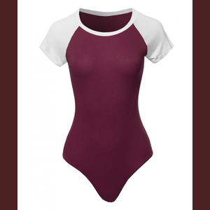 บอดี้สูทผู้หญิง บอดี้สูทแขนยาว บอดี้สูทผ้าริบ บอดี้สูทแฟชั่นเข้ารูป บอดี้สูท OEM จำหน่ายส่ง บอดี้สูทผู้หญิง บอดี้สูทคอกลม - Product Image 4