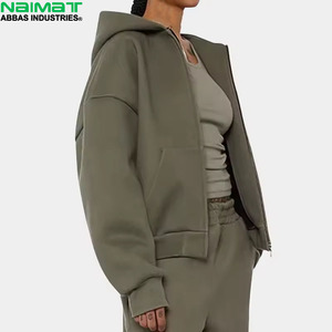 Sudadera con capucha y cremallera completa para hombre, tejido grueso, para invierno, para exteriores, con forro polar extra grueso. - Product Image 5