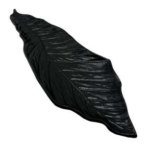 Plateau décoratif noir pour snacks, pâtes, service de table et plats, fournitures pour restaurants, cafés, usage commercial, plateaux de restauration, qualité alimentaire - Product Image 3