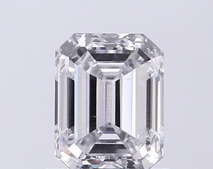 Très bon diamant polonais non monté scintillant de 0,98 carat, taille émeraude, couleur F, clarté VS2, pour la création de bijoux fins sur mesure - Product Image 1