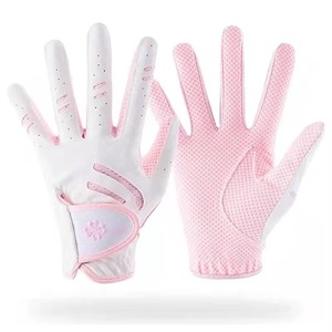Gant de golf en tissu élastique respirant pour enfants, en coton rose doux, fabriqué sur mesure, lavable, pour activités de plein air - Product Image 1