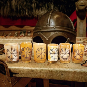 Verre à bière en corne véritable à motif cœur viking – Idéal pour les fêtes et la maison, compatible lave-vaisselle et micro-ondes - Product Image 6
