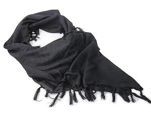 Bufanda Árabe Personalizada de Algodón y Cachemira con Borlas para Hombre y Mujer, Color Sólido, para el Cuello y la Cabeza en Invierno - Product Image 3