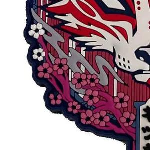 Étiquette en silicone 3D personnalisable par transfert thermique, patch souple en PVC/caoutchouc de toutes couleurs pour vêtements, gaufré sur mesure avec étiquette en silicone - Product Image 6