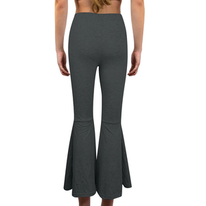 Leggings de yoga acampanados en oferta, pantalones deportivos casuales con efecto levanta glúteos, ropa deportiva para mujer, leggings acampanados con diseño y talla personalizados - Product Image 5