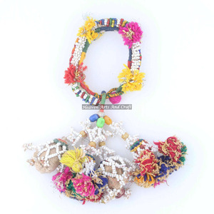 Rare Wholesale Indian <b>Gold</b> Supplier Antique Indian Vintage Authentic Banjara Tribal Armlet <b>Bracelet</b> Anklet Tassel Belly WB006 - Product Image 6