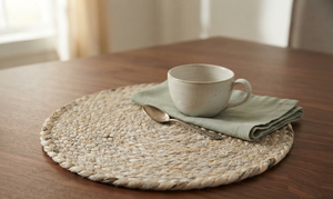 Manteles Individuales Redondos de Yute Trenzado de Alta Calidad, Manteles Tejidos al por Mayor, Accesorios de Cocina para Decoración de Mesa de Comedor - Product Image 5