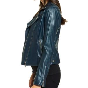 Chaqueta Clásica de Piel de Vaca para Mujer, Premium, Suave, Flexible, Transpirable, de Secado Rápido, Corte Entallado, Cómoda, Informal, Moderna - Product Image 2