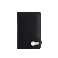 Carnet OEM CARDSILK avec batterie externe, couverture rigide en cuir PU, coffret cadeau, agenda multifonctionnel pour entreprise, logo personnalisé