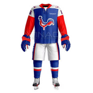 Uniforme de Hockey sobre Hielo al Mejor Precio con Opciones de Impresión Personalizadas, Tela de Poliéster Transpirable para un Juego Cómodo en Todas las Condiciones - Product Image 5