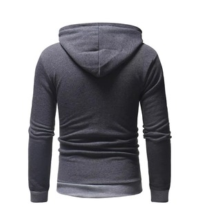 เสื้อแจ็คเก็ตฮู้ดซิปเต็มตัวแบบตัดต่อสีสำหรับผู้ชาย OEM/ODM |   ผ้าฟลีซ |   หลายสี |   ขายส่งจำนวนมาก - Product Image 2